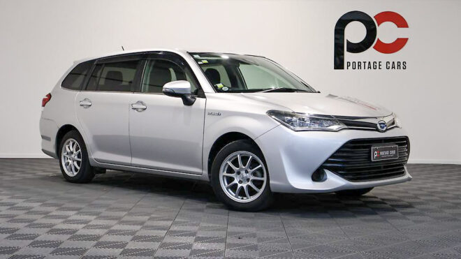 2016 Toyota Corolla Fielder Hybrid G Model, Push Start, Apple Car Play NZ Radio image 305806