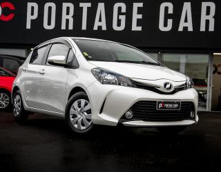 2014 Toyota Vitz F Model, Push Start, I stop Low KMs image 296042
