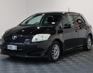 2007 Toyota Auris Push Start, NZ Radio, Reverse Camera image 308150