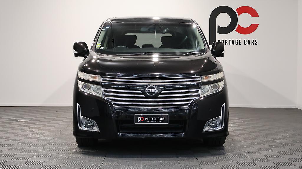 2013 Nissan Elgrand 250 Highway Star Black Leather image 335829